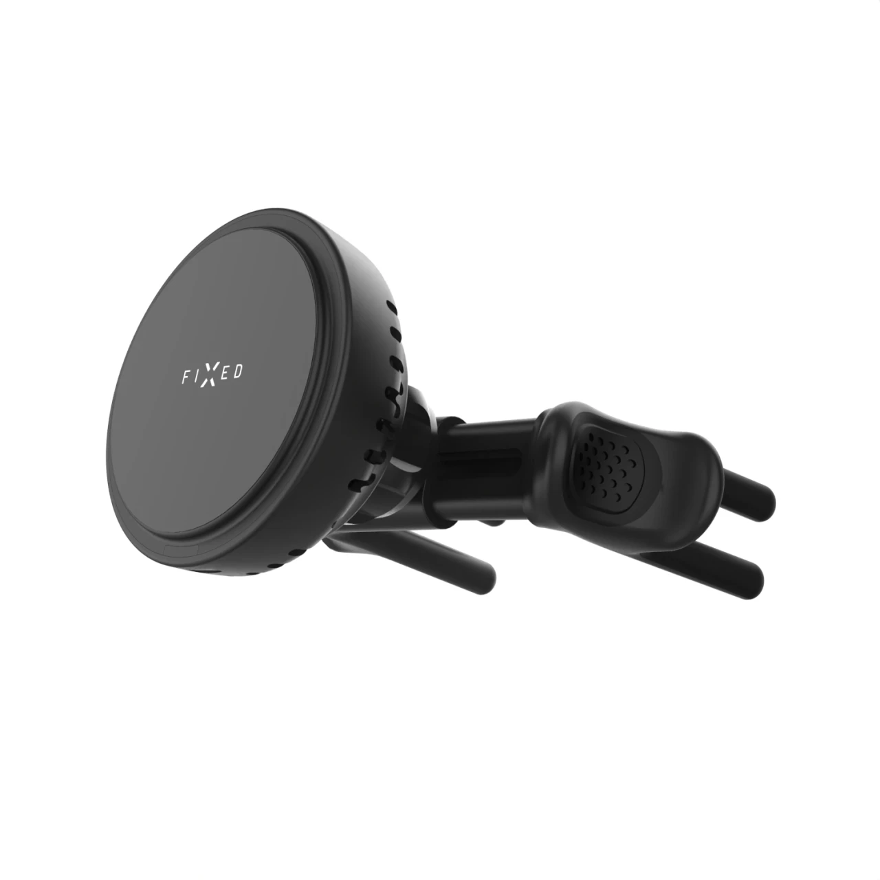 FIXED MagCool s bezdrátovým nabíjením s nohou s úchytem do kulaté ventilace