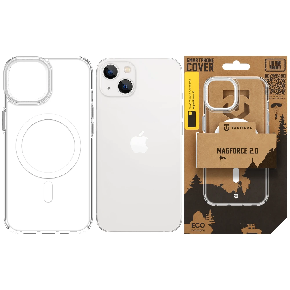 Tactical MagForce 2.0 Kryt pro Apple iPhone 13 Silver