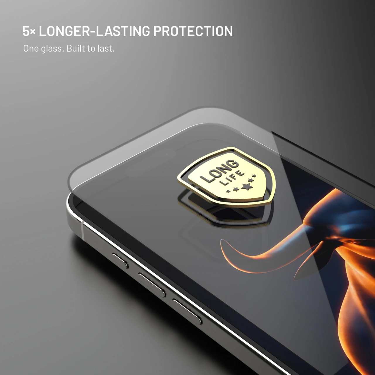Ultra odolné tvrzené sklo FIXED Long-Life s Anti-dust aplikátorem pro Apple iPhone 17e/16e/14/13Pro/13, černá