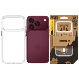 Zadní kryt Tactical MagForce 2.0 pro Apple iPhone 17 Pro / 18 Pro, stříbrná