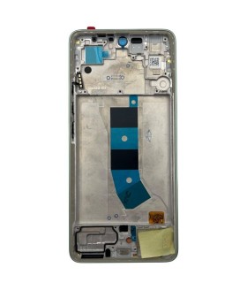 LCD display + dotyková deska + přední kryt pro Xiaomi Redmi Note 13 Pro 4G, forest green 