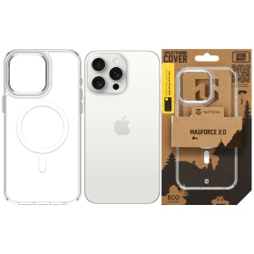 Zadní kryt Tactical MagForce 2.0 pro Apple iPhone 15 Pro Max, stříbrná