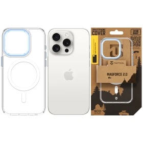 Zadní kryt Tactical MagForce 2.0 pro Apple iPhone 15 Pro, modrá