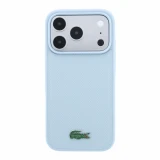 Lacoste PVC Iconic Petit Pique Metal Logo MagSafe Zadní Kryt pro iPhone 18 Pro Blue