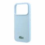 Lacoste PVC Iconic Petit Pique Metal Logo MagSafe Zadní Kryt pro iPhone 18 Pro Blue