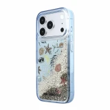 Karl Lagerfeld Liquid Glitter Beach Zadní Kryt pro iPhone 18 Pro Max Blue