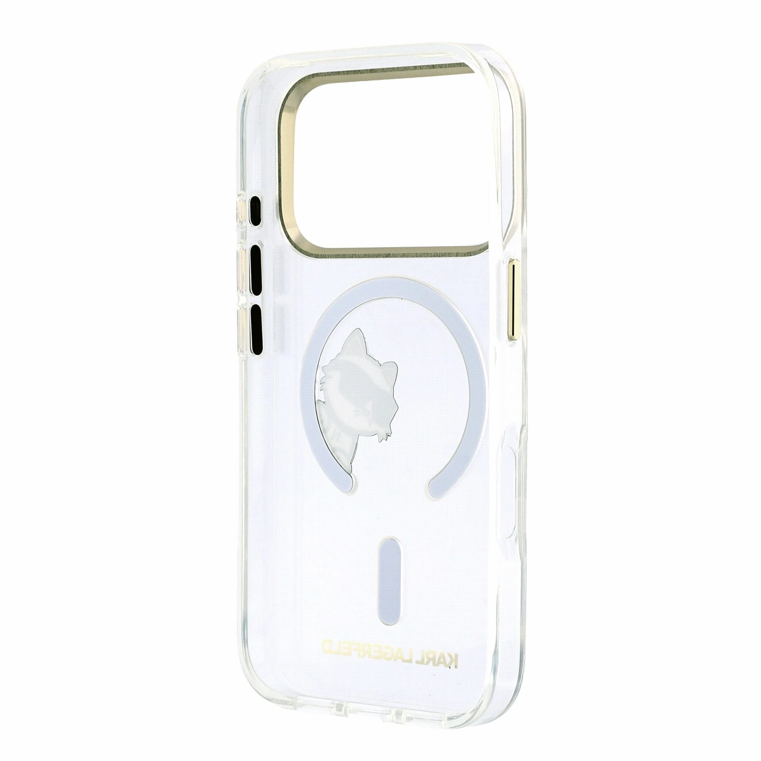 Karl Lagerfeld IML Choupette Peekaboo Magsafe Zadní Kryt pro iPhone 18 Pro Max Transparent