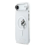 Karl Lagerfeld IML Choupette Peekaboo MagSafe Zadní Kryt pro iPhone Air Transparent