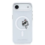 Karl Lagerfeld IML Choupette Peekaboo MagSafe Zadní Kryt pro iPhone Air Transparent
