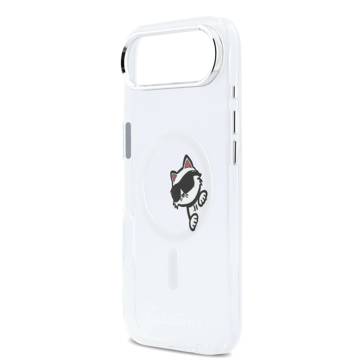 Karl Lagerfeld IML Choupette Peekaboo MagSafe Zadní Kryt pro iPhone Air Transparent
