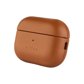Kožené pouzdro FIXED PodsLeather pro Apple AirPods 3, hnědá