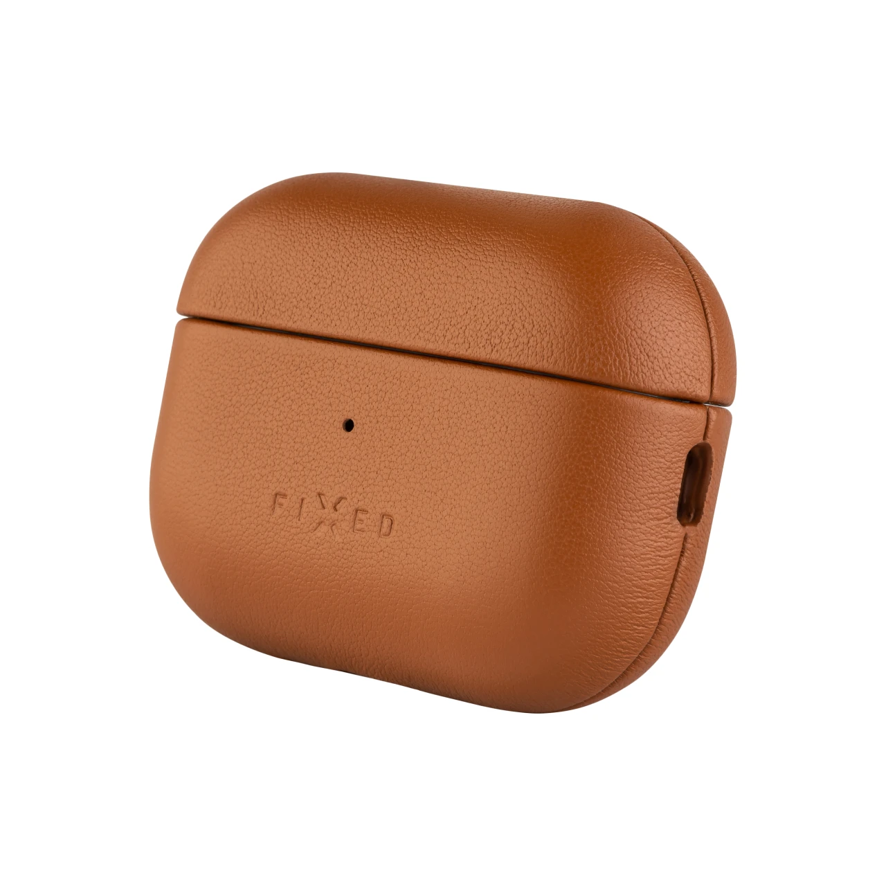 Kožené pouzdro FIXED PodsLeather pro Apple AirPods 3, hnědá