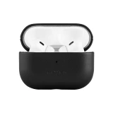 Kožené pouzdro FIXED PodsLeather pro Apple AirPods 3, černá