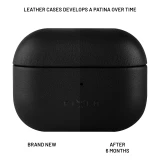 Kožené pouzdro FIXED PodsLeather pro Apple AirPods 3, černá