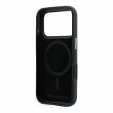 Karl Lagerfeld PU Semi Wrap Smooth Sketch Bodies Magsafe Zadní Kryt pro iPhone 18 Pro Max Black