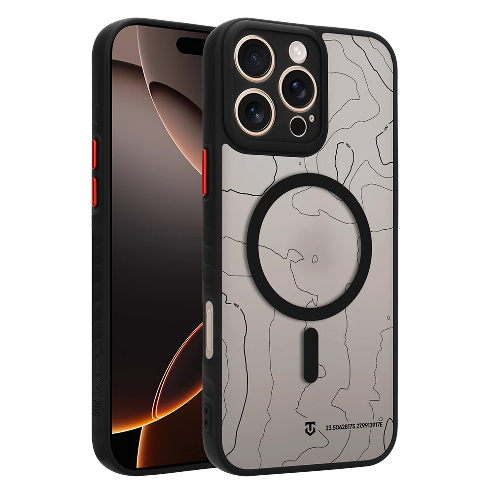Tactical MagForce Warthog Kryt pro Apple iPhone 16 Pro Max Asphalt