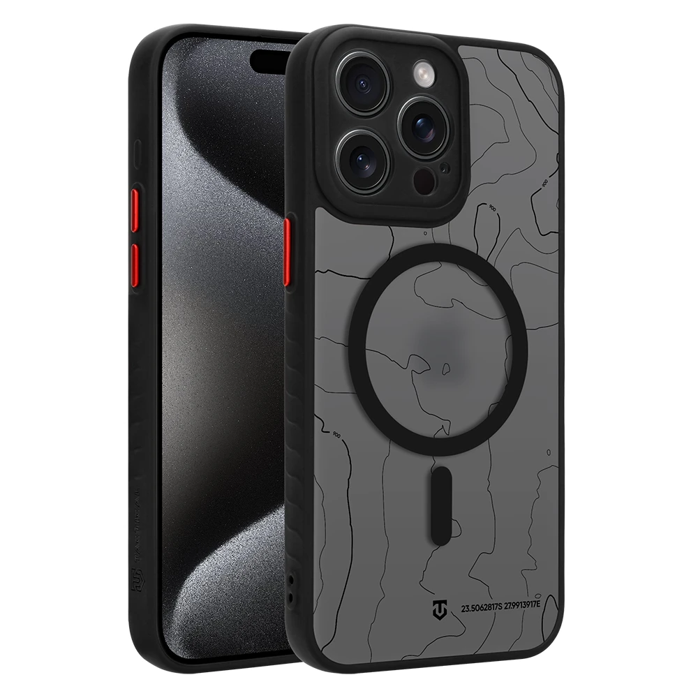 Tactical MagForce Warthog Kryt pro Apple iPhone 15 Pro Max Asphalt