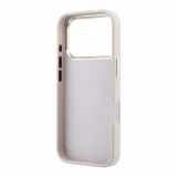 Guess PU 4G Strass Metal Logo Zadní Kryt pro iPhone 18 Pro Max Pink