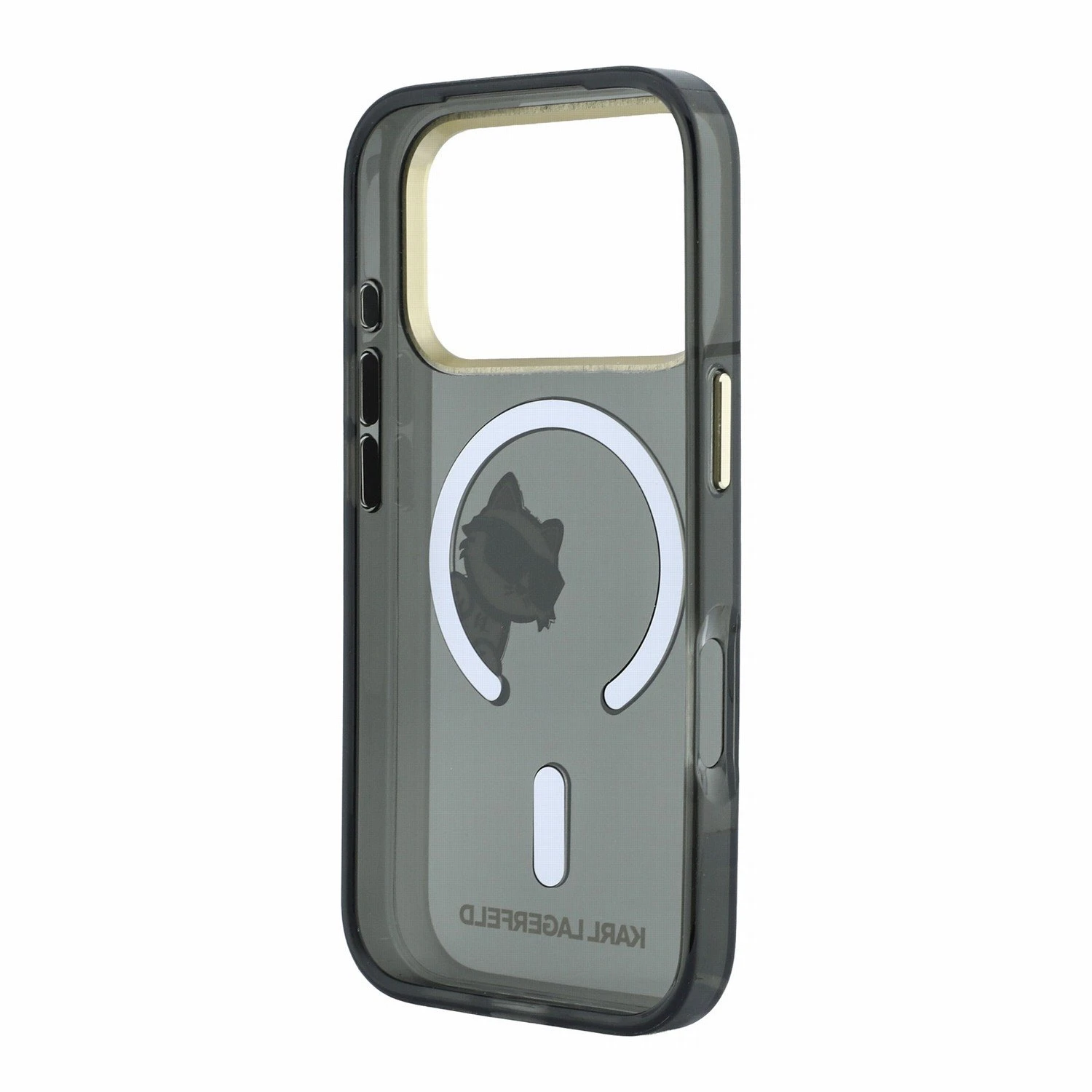 Karl Lagerfeld IML Choupette Peekaboo Magsafe Zadní Kryt pro iPhone 18 Pro Max Black