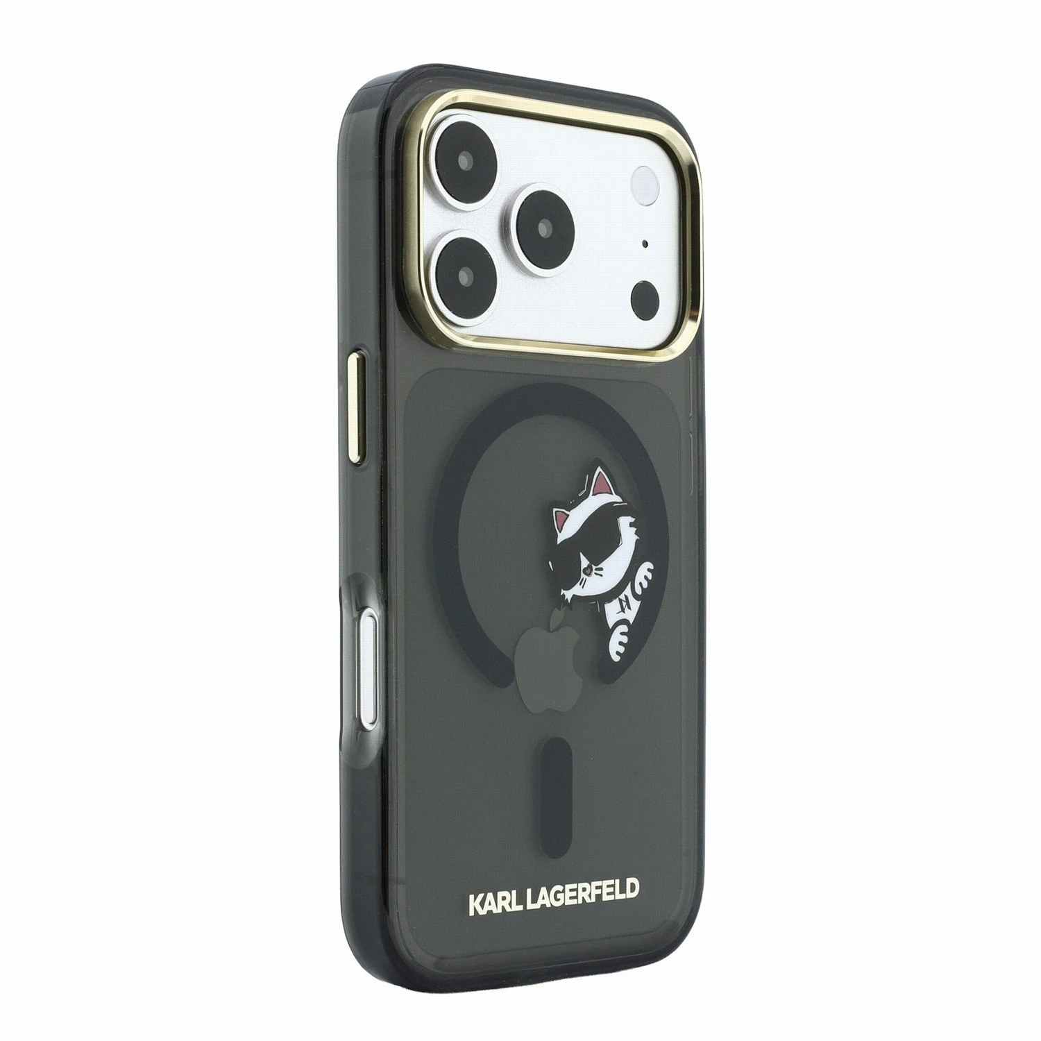 Karl Lagerfeld IML Choupette Peekaboo Magsafe Zadní Kryt pro iPhone 18 Pro Black