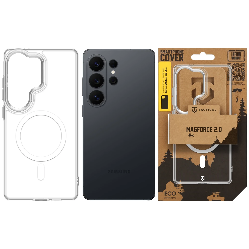 Tactical MagForce 2.0 Kryt pro Samsung Galaxy S26 Ultra Silver