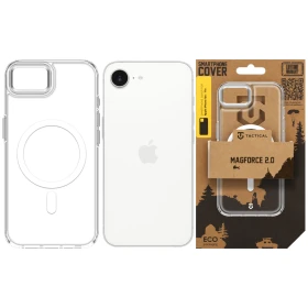 Zadní kryt Tactical MagForce 2.0 pro Apple iPhone 16e / 17e, stříbrná