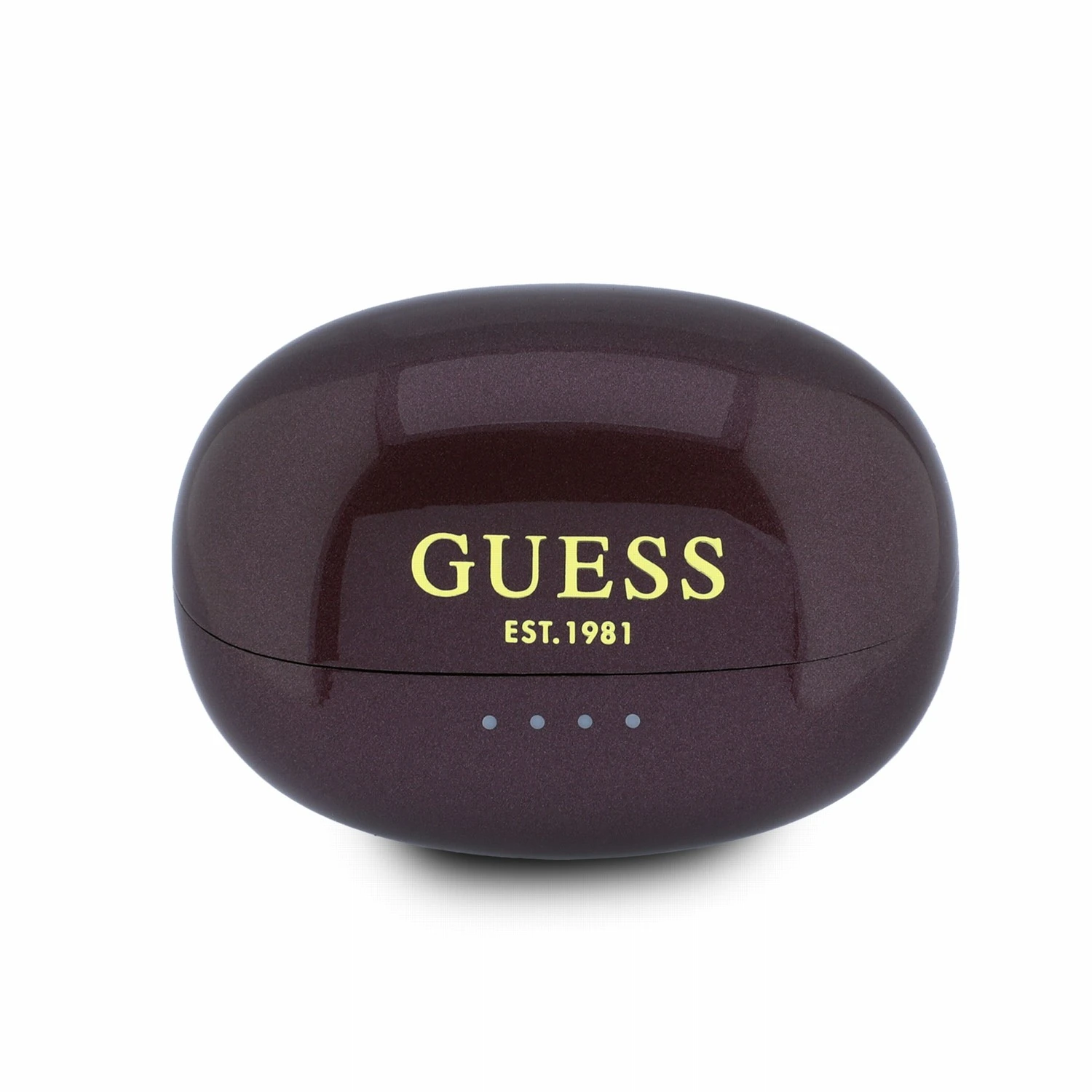Guess Metallic Finish Classic Logo OWS Bezdrátová Sluchátka Burgundy