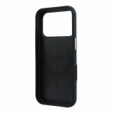 Guess PU Semi Wrap Perforated 4G Logo MagSafe Zadní Kryt pro iPhone 18 Pro Max Blue