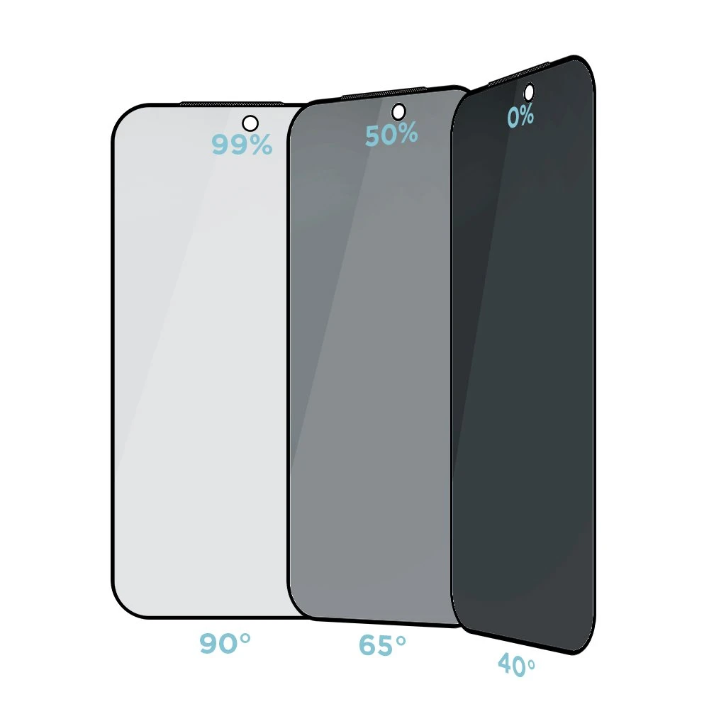 OBAL:ME Privacy 5D Tvrzené Sklo s Aplikátorem pro Apple iPhone 18 Pro Black