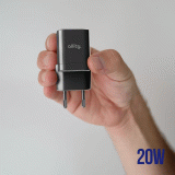 Nabíječka do sítě Allity ATC-01-20WAC 20W, 1xUSB, 1xUSB-C, černá