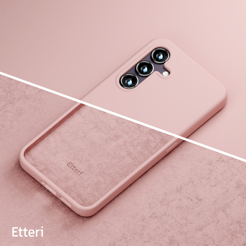 Silikonové pouzdro Etteri pro Samsung Galaxy A36 5G, růžová