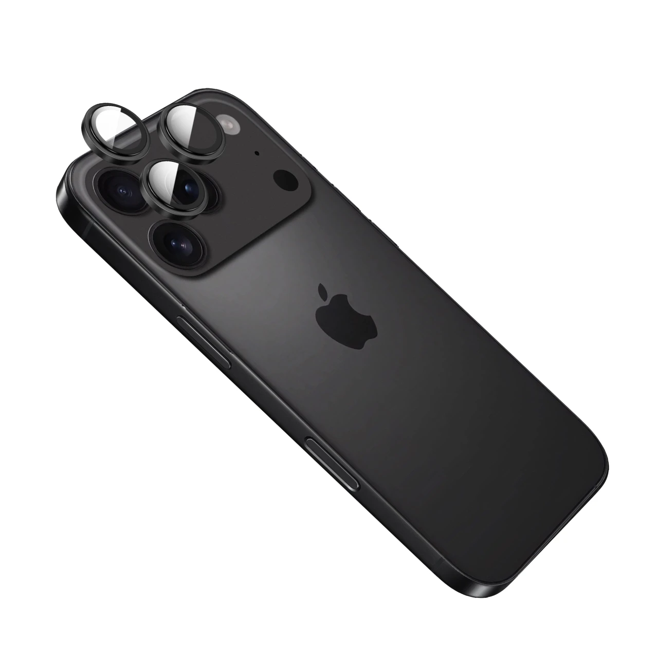 Ochranná skla čoček fotoaparátů FIXED Armor Camera Glass pro Apple iPhone 18 Pro, černá