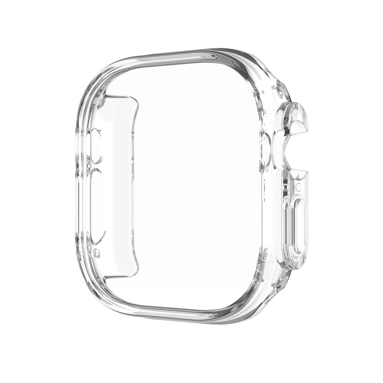 Ochranné pouzdro FIXED Pure Watch s temperovaným sklem pro Apple Watch Ultra 49 mm, čirá