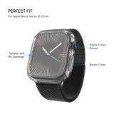 Ochranné pouzdro FIXED Pure Watch s temperovaným sklem pro Apple Watch 42 mm, čirá