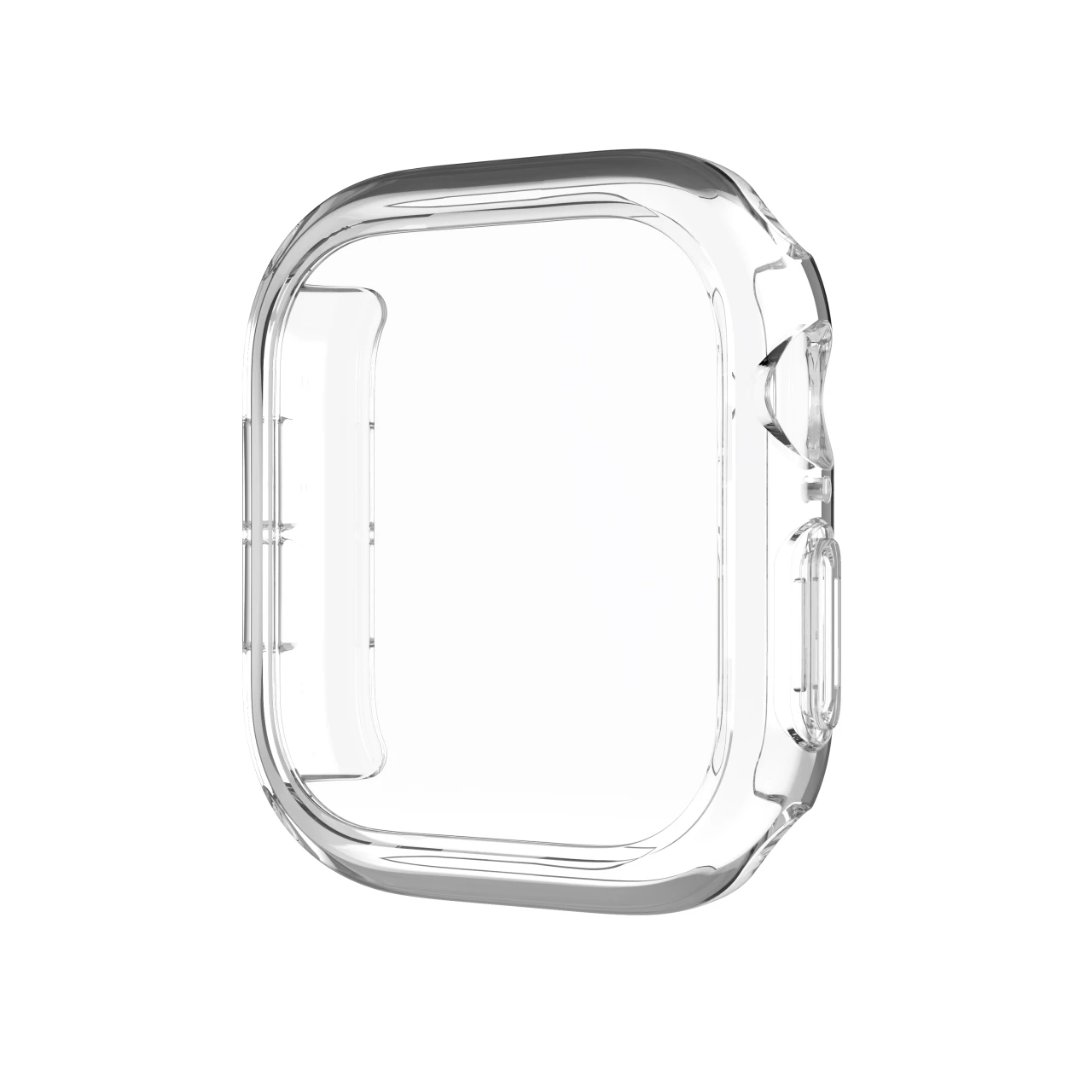 Ochranné pouzdro FIXED Pure Watch s temperovaným sklem pro Apple Watch 42 mm, čirá