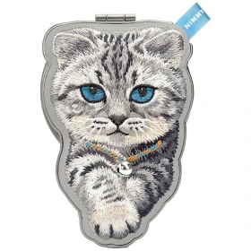Magnetická ozdoba NIMMY magnetic hanger DENIM FASHION BRITISH SHORTHAIR CAT, šedá