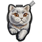 NIMMY magnetic hanger DENIM FASHION BRITISH SHORTHAIR CAT black