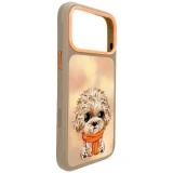 NIMMY case BIG EYED TEDDY POODLE for IPHONE 18 Pro/17 Pro brown