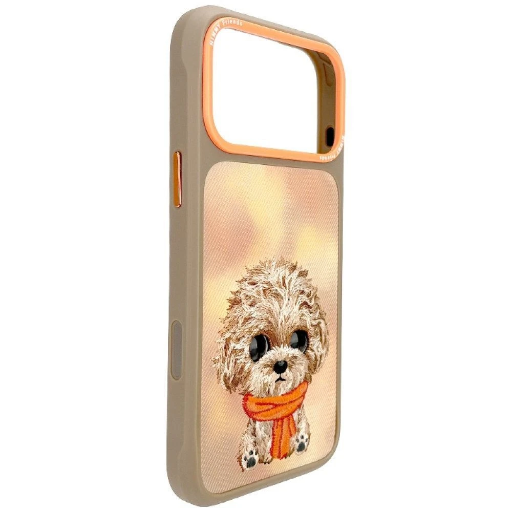 NIMMY case BIG EYED TEDDY POODLE for IPHONE 18 Pro/17 Pro brown