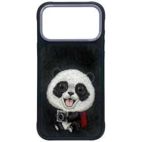 Zadní kryt NIMMY case BIG EYED GIANT PANDA pro Apple iPhone 17 Pro / 18 Pro, černá