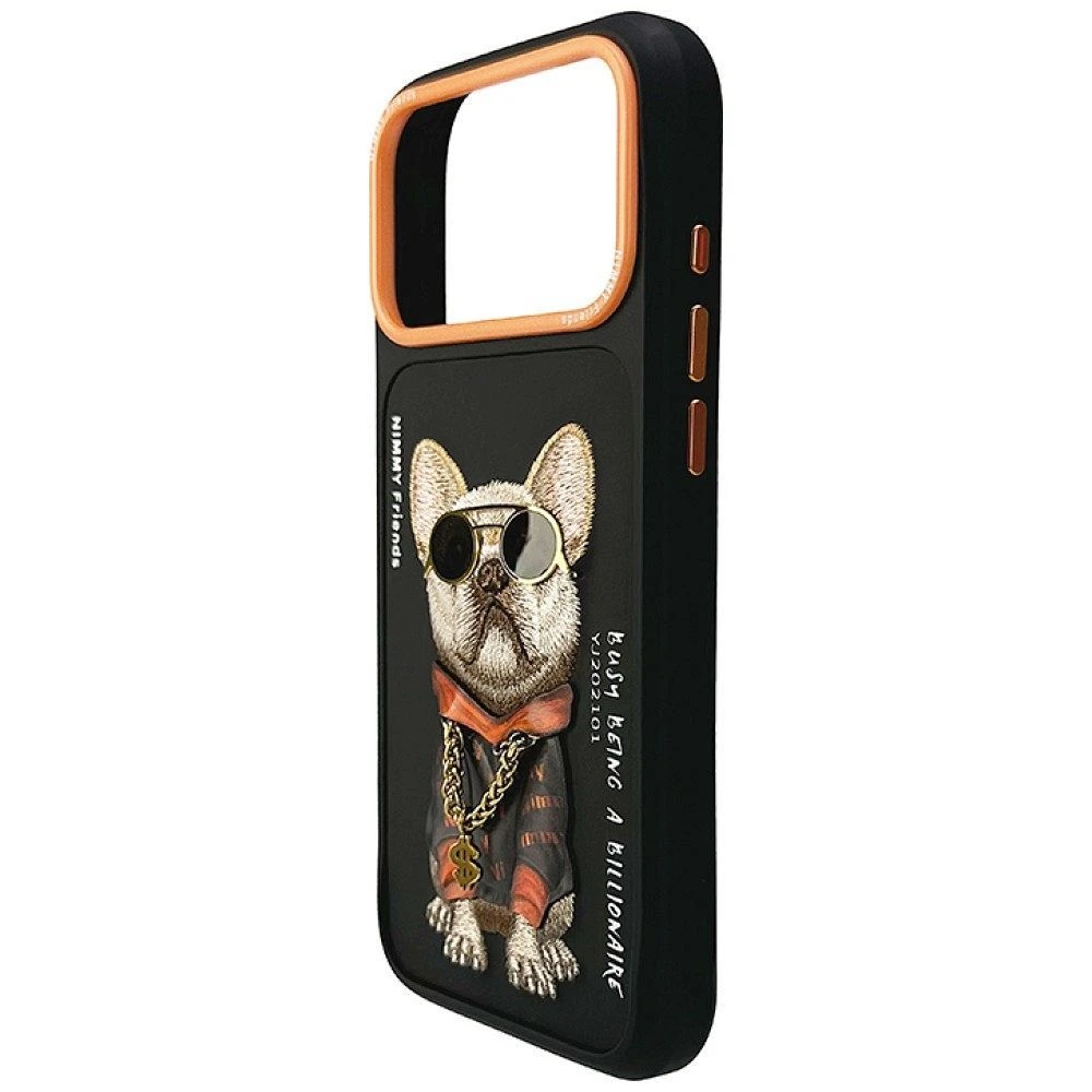 NIMMY case GLASSES COOL DOG for IPHONE 18 Pro Max/17 Pro Max black