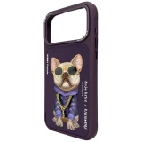 NIMMY case GLASSES COOL DOG for IPHONE 18 Pro Max/17 Pro Max purple