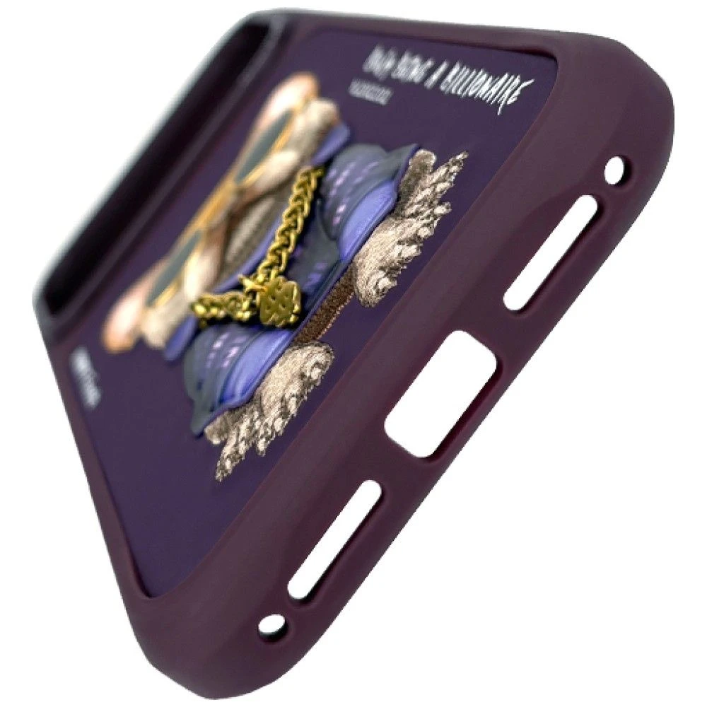 NIMMY case GLASSES COOL DOG for IPHONE 18 Pro Max/17 Pro Max purple