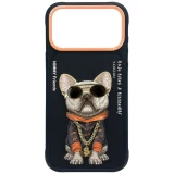 NIMMY case GLASSES COOL DOG for IPHONE 18 Pro/17 Pro black