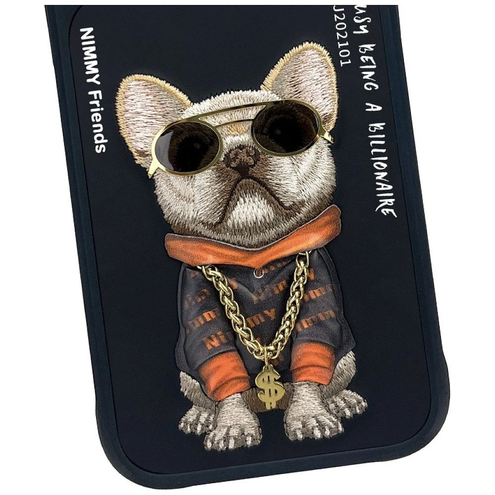 NIMMY case GLASSES COOL DOG for IPHONE 18 Pro/17 Pro black