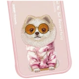 NIMMY case GLASSES COOL DOG for IPHONE 18 Pro/17 Pro pink