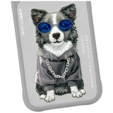 NIMMY case GLASSES COOL DOG for IPHONE 18 Pro Max/17 Pro Max grey