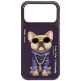 NIMMY case GLASSES COOL DOG for IPHONE 18 Pro/17 Pro purple