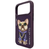NIMMY case GLASSES COOL DOG for IPHONE 18 Pro/17 Pro purple