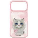 NIMMY case BIG EYED RAGDOLL for IPHONE 18 Pro/17 Pro pink